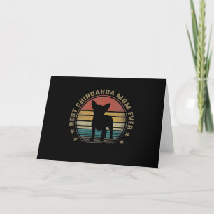 Carte De Remerciements Les femmes meilleur Chihuahua Maman toujours amusa