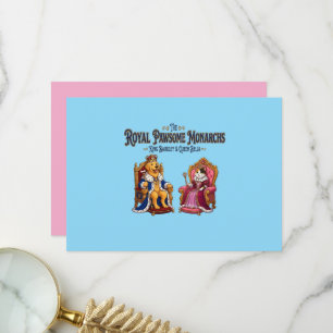 Carte De Remerciements Les Monarques Royaux Pawsome