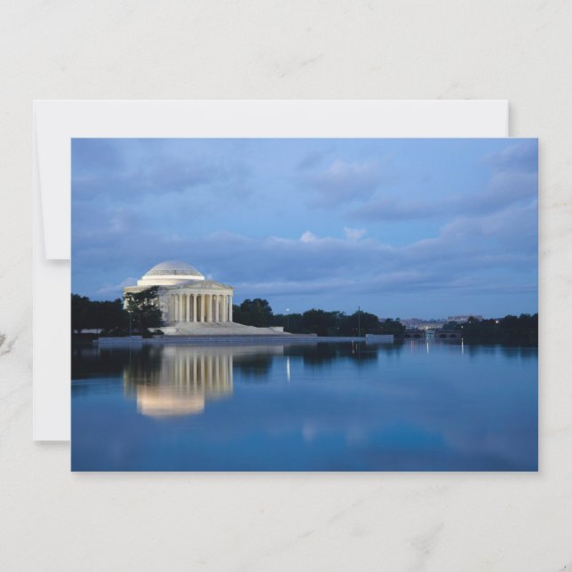 Carte De Remerciements Les monuments | Mémorial Jefferson (Devant)