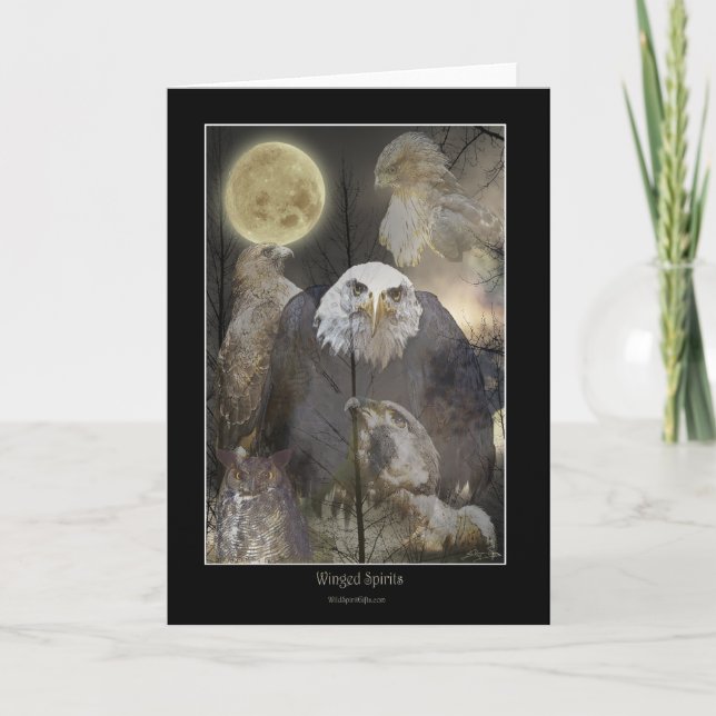 Carte De Remerciements Les oiseaux de la collection mondiale de la faune (Devant)