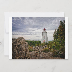 Carte De Remerciements Les phares   Big Tub Harbour Tobermory Ontario
