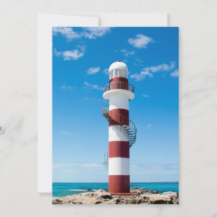 Carte De Remerciements Les phares   Cancun Quintana Roo Mexique