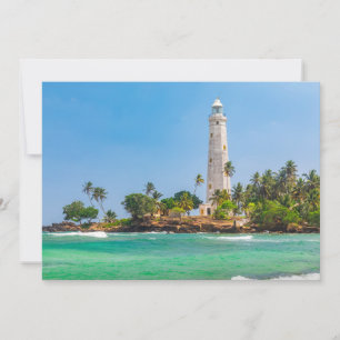Carte De Remerciements Les phares Dewundara Sri Lanka