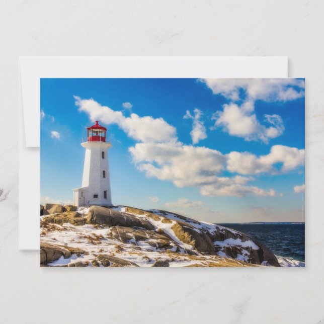 Carte De Remerciements Les phares | Peggy's Cove Nouvelle-Écosse (Devant)