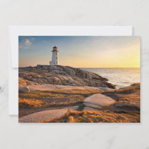 Carte De Remerciements Les phares   Peggy's Cove Nouvelle-Écosse