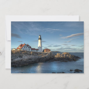 Carte De Remerciements Les phares   Portland Head Light Lighthouse