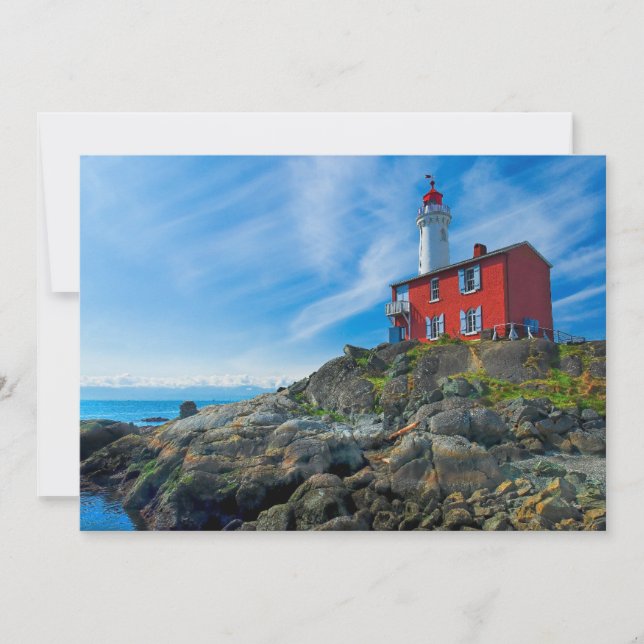 Carte De Remerciements Les phares | Victoria Harbour Vancouver Island (Devant)