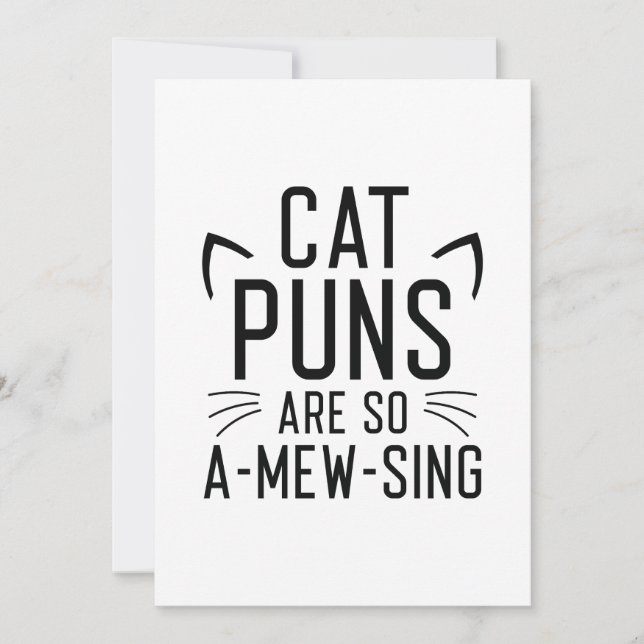 Carte De Remerciements Les Puns De Chat Sont Si Étonnants (Devant)