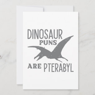 Carte De Remerciements Les Puns De Dinosaure Sont Ptérabyle