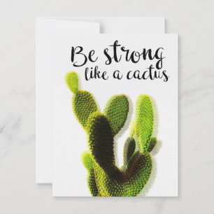 Carte De Remerciements Les succulents sont forts