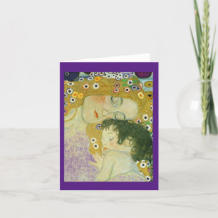 Carte De Remerciements Les Trois Âges de la Femme, Gustav Klimt, Fine Art