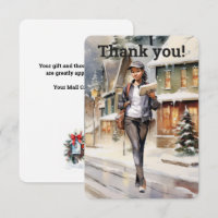 LETTRE POSTALE PERSONNELLE PORTE Noël