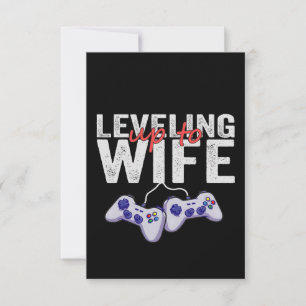 Carte De Remerciements Leveling Jusqu'À La Femme Drôle Valentine Jeu Cade