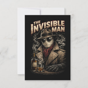 Carte De Remerciements L'Homme invisible