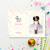 Licorne Rose Pastel Fille Photo Anniversaire