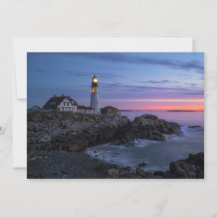 Carte De Remerciements Lighthouses   Cape Elizabeth Maine Lighthouse