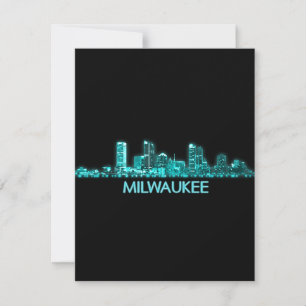 Carte De Remerciements Ligne aérienne de Milwaukee
