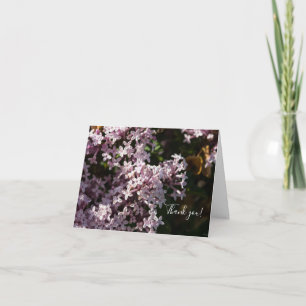 Carte de remerciements Lilac parfumé
