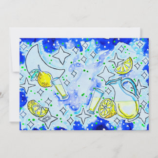 Carte De Remerciements Limonade