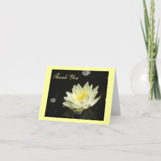 Carte De Remerciements Lis d'étang jaune