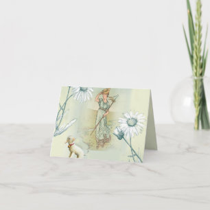 Carte De Remerciements Little Bo PeepMerci
