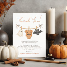 Little Boo Baby Shower Halloween Personnalisé