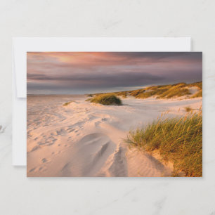 Carte De Remerciements Littoral Saltum Beach, Danemark