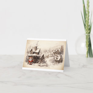 Carte De Remerciements Livraison spéciale Noël de Père Noël