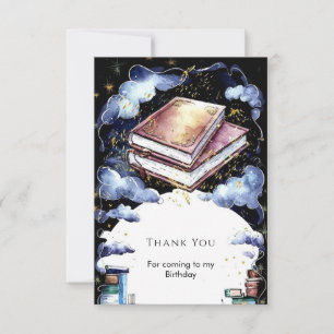 Carte De Remerciements Livre de Contes Magiques Personnalisé Anniversaire