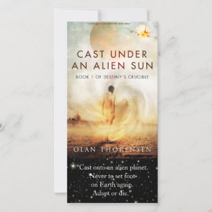 Carte De Remerciements Livre de la Destinée 1 Signet/