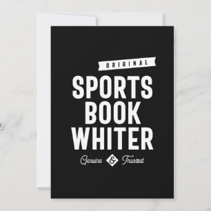 Carte De Remerciements Livre de sport Whiter Job Title Don