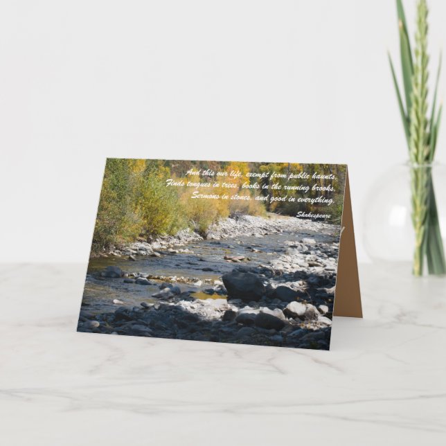 Carte De Remerciements Livres en Running Brooks (Devant)