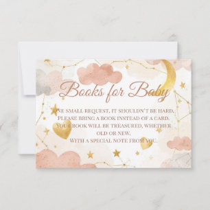 Carte De Remerciements Livres pour bébé Cute Celestial Baby Shower