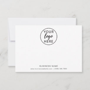 Carte De Remerciements Logo de société professionnelle