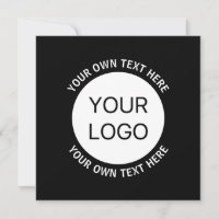 Logo d'entreprise ou toute image et texte modifiab