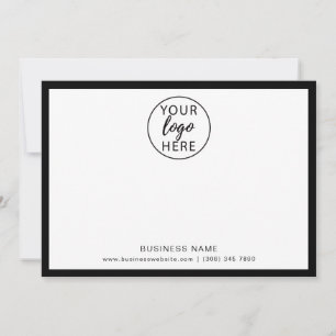 Carte De Remerciements Logo d'entreprise professionnel