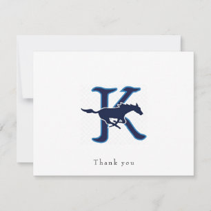 Carte De Remerciements Logo horizontal II