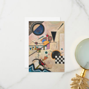 Carte De Remerciements L'opposition aux accords de Wassily Kandinsky