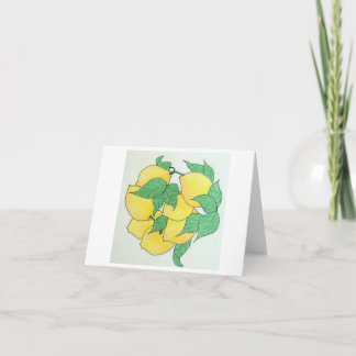 Carte De Remerciements Lot's of Lemons Greeting Card