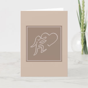 CARTE DE REMERCIEMENTS LOVE (CACAO)