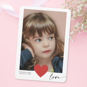 Carte De Remerciements Love Heart Classroom Photo Valentines Day Card