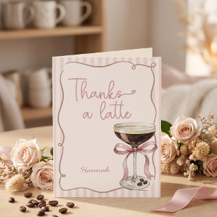 Carte De Remerciements Love is Brewing Café Remerciements Enterrement de
