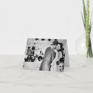 Carte De Remerciements Love is friendship set to music