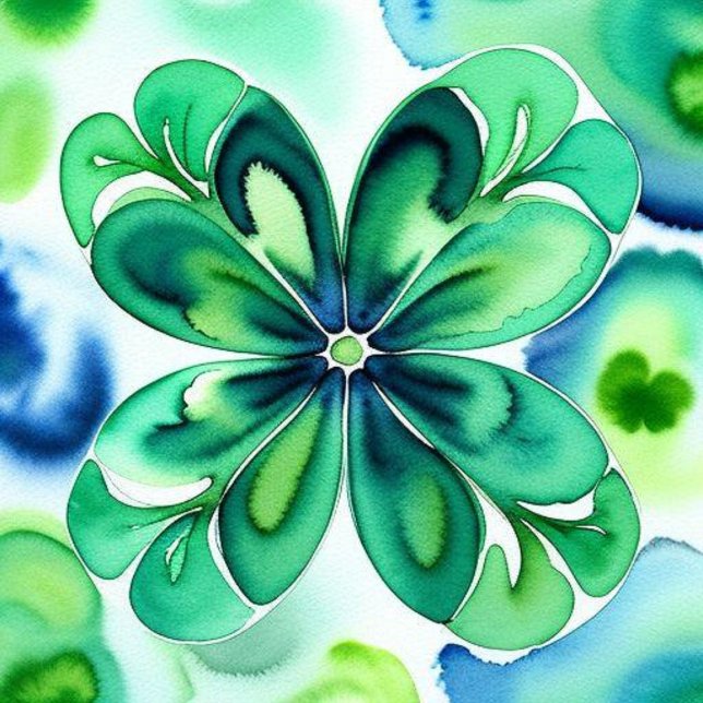Carte De Remerciements Lucky Shamrock (Créateur téléchargé)