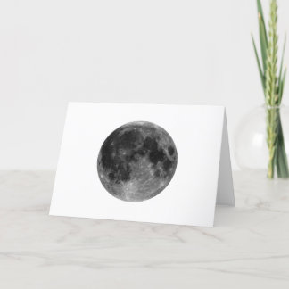 Carte De Remerciements Luna llena Tarjeta de agradecimiento