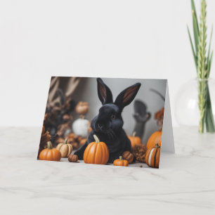 Carte De Remerciements Luna se préparant pour Halloween