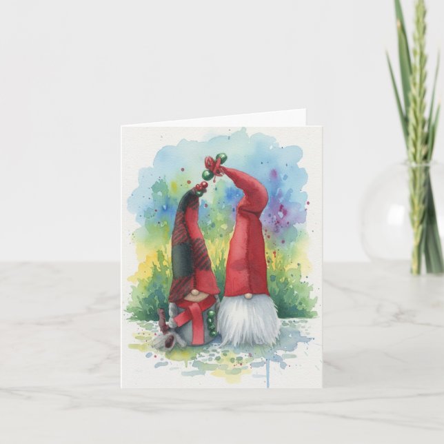 Carte De Remerciements Lutins d'hiver (Devant)