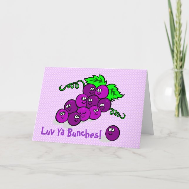 Carte De Remerciements Luv Ya Bunches ! (Devant)