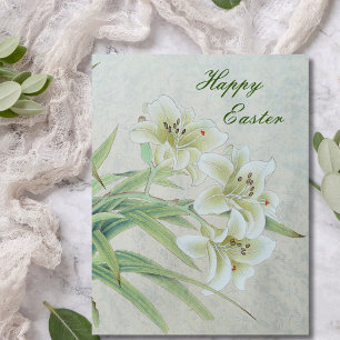 Carte De Remerciements Lys blancs