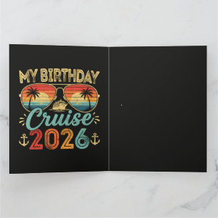 Carte De Remerciements Ma croisière 2026 Croisière de fête Vacances en cr
